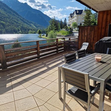 Superbe Appartement Champex-Lac Avec Piscine Et Sauna Esterno foto