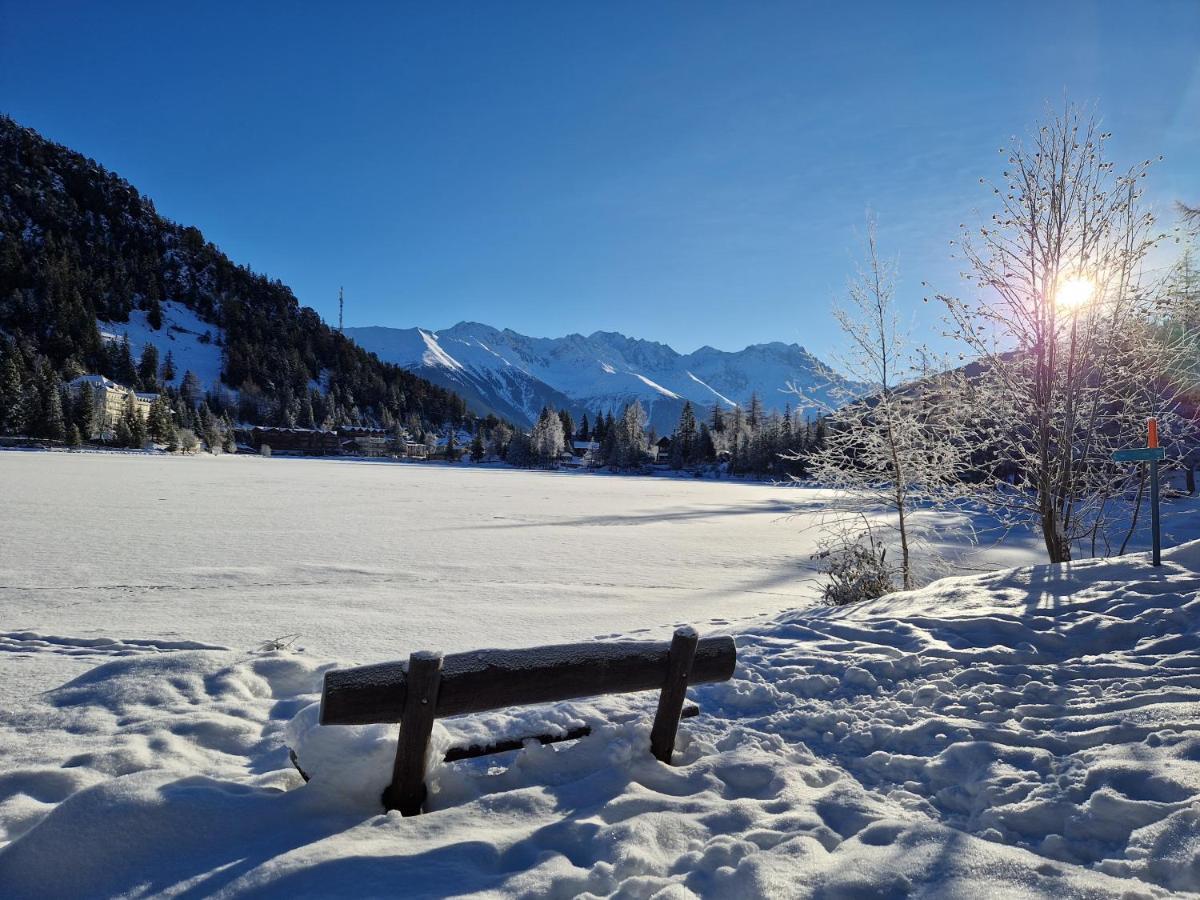 Superbe Appartement Champex-Lac Avec Piscine Et Sauna Esterno foto