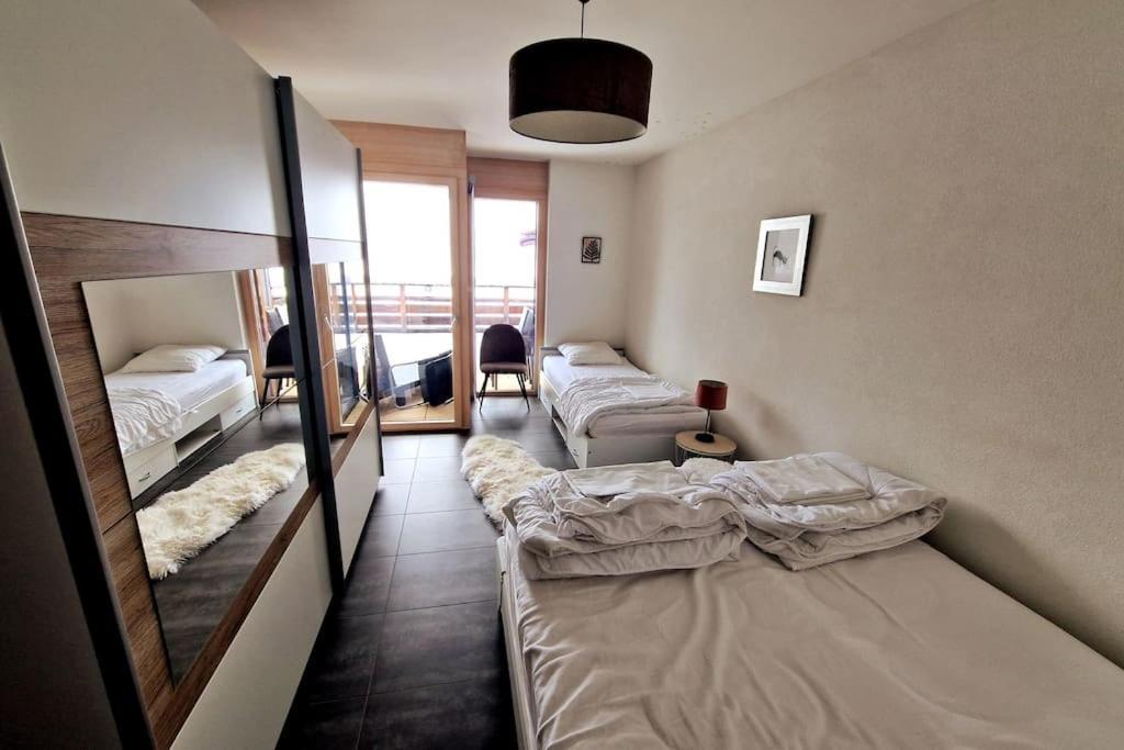 Superbe Appartement Champex-Lac Avec Piscine Et Sauna Esterno foto